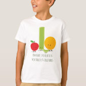 Gezondheid eten nieuwjaarsresolutie t-shirt (Voorkant)