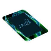 "Gezondheid" Floral Flexible Photo Magnet Magneet (Rechterzijde)