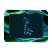 "Gezondheid" Floral Flexible Photo Magnet Magneet (Horizontaal)