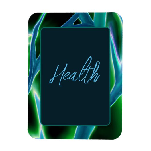 "Gezondheid" Floral Flexible Photo Magnet Magneet (Verticaal)