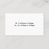 Gezondheid Fruit Smoothies Drinken Visitekaartje (Achterkant)