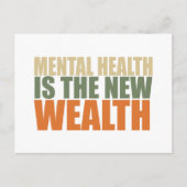 Gezondheid is de nieuwe rijkdom feestdagenkaart (Voorkant)