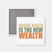 Gezondheid is de nieuwe rijkdom magneet (Voorkant / Achterkant)