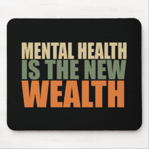 Gezondheid is de nieuwe rijkdom muismat