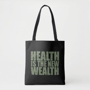 Gezondheid is de nieuwe rijkdom tote bag
