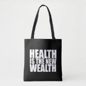 Gezondheid is de nieuwe rijkdom tote bag (Voorkant)