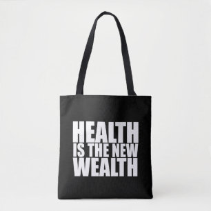 Gezondheid is de nieuwe rijkdom tote bag