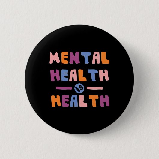 Gezondheid is gezondheid Nationale Bewustmakingsma Ronde Button 5,7 Cm (Voorkant)