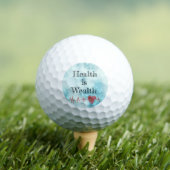 Gezondheid is rijkdom golfballen (Insitu Shirt)