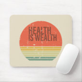 Gezondheid is rijkdom muismat (Met muis)