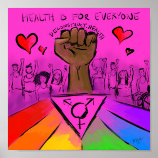 Gezondheid is voor iedereen poster