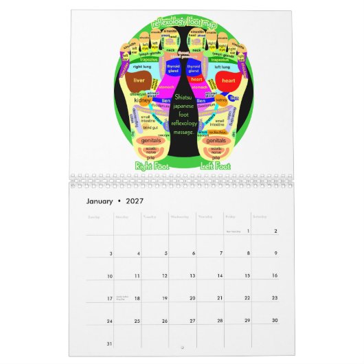 gezondheid Japans Kalender (Jan 2027)