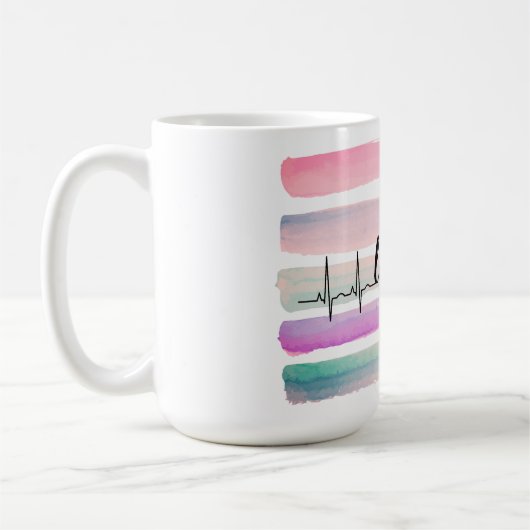 Gezondheid, leven, lachen koffiemok (Links)