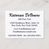 Gezondheid / Medisch - SRF Visitekaartje (Achterkant)