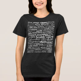 Gezondheid - Meertalig Internationaal - Wees Gezon Tri-Blend Shirt