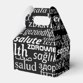 Gezondheid - Meertalige Internationale - Wees gezo Bedankdoosjes (Voorkant Zijde)