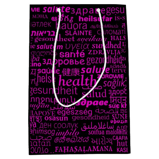 Gezondheid - Multi Language International - Gepers Medium Cadeauzakje (Voorkant)