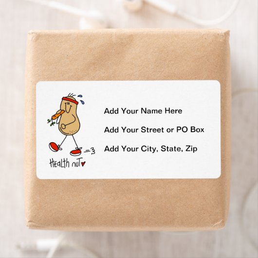 Gezondheid Nut T-shirts en cadeaus Etiket (Insitu)