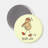 Gezondheid Nut T-shirts en cadeaus Magneet (Voorkant / Achterkant)