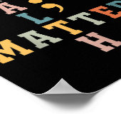 Gezondheid Problemen Awareness Semicolon Jongens M Poster (Hoek)