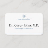 Gezondheid QR-code Visitekaartje (Voorkant)