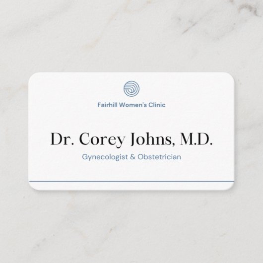 Gezondheid QR-code Visitekaartje (Voorkant)