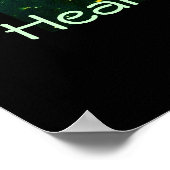 Gezondheid, rijkdom en geluk poster (Hoek)