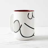 Gezondheid "Sa77a" met twee tongen mok (Voorkant links)