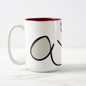 Gezondheid "Sa77a" met twee tongen mok (Links)