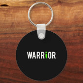 Gezondheid Semi Colon Warrior Design Gift voor ond Sleutelhanger (Voorkant)