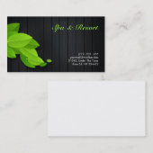 gezondheid , spa en schoonheidsvisitekaartje visitekaartje (Voorkant / Achterkant)