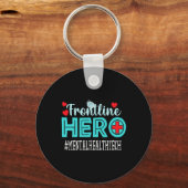 Gezondheid Tech Frontline Hero Workers Vrouwen Sleutelhanger (Voorkant)