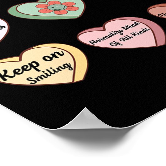 Gezondheid Valentijnse  Psychische gezondheidsprob Poster (Hoek)