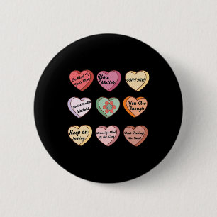 Gezondheid Valentijnse  Psychische gezondheidsprob Ronde Button 5,7 Cm