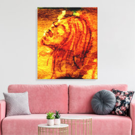 Gezondheid van de Geest Verdriet Waterverfschilder Canvas Afdruk