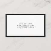 Gezondheid van particuliere zorgverleners visitekaartje (Achterkant)