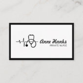 Gezondheid van particuliere zorgverleners visitekaartje (Voorkant)