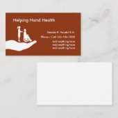 Gezondheid van verpleegsters visitekaartje (Voorkant / Achterkant)