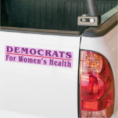 Gezondheid van vrouwen 2 Bumpersticker (Op Truck)