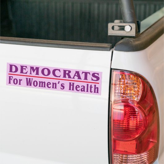 Gezondheid van vrouwen 2 Bumpersticker (Op Truck)