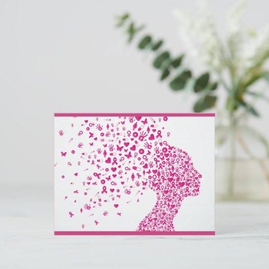 Gezondheid van vrouwen briefkaart (Staand voorkant)