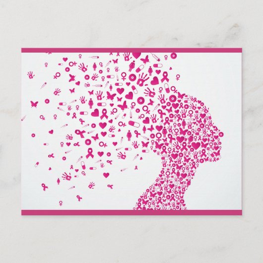 Gezondheid van vrouwen briefkaart (Voorkant)