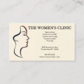 Gezondheid van vrouwen Spa Beauty Visitekaartje (Voorkant)