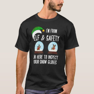 Gezondheid & Veiligheid H&s Kerst Elf & Veiligheid T-shirt