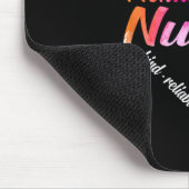 Gezondheid Verpleegster Hart Woord Cloud Waterverf Muismat (Hoek)