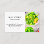 Gezondheid/Visitekaartjes van levensmiddelen / BG- Visitekaartje (Achterkant)