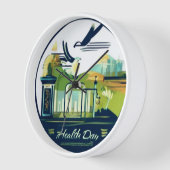 Gezondheid voeding Vrouwen geschiedenis maand wand (Hoek)