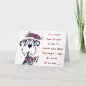 *GEZONDHEID* VOOR EEN KERSTFEest "HELE JAAR" Kaart (Voorkant)