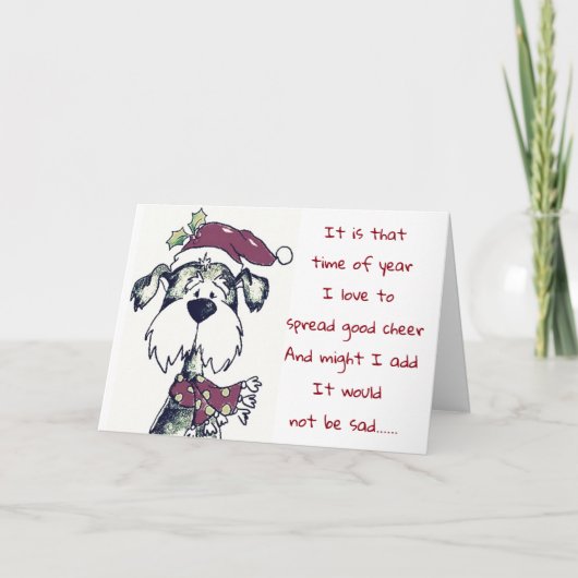 *GEZONDHEID* VOOR EEN KERSTFEest "HELE JAAR" Kaart (Voorkant)