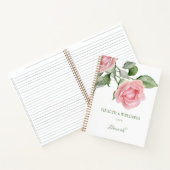 Gezondheid & Wellness Dagboek Roze Rozen Personali Notitieboek (Binnen)